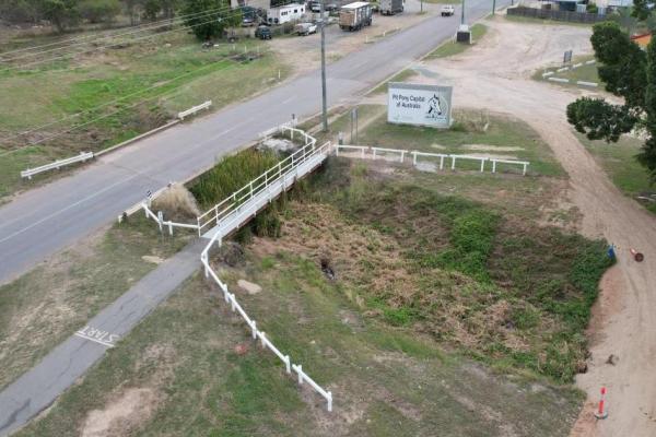 Scottsville Bridge Aerial Map