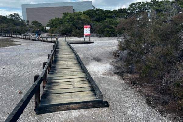 Sulphur Point Timber boardwalk