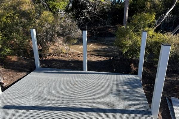 Sulphur Point boardwalk and posts 3