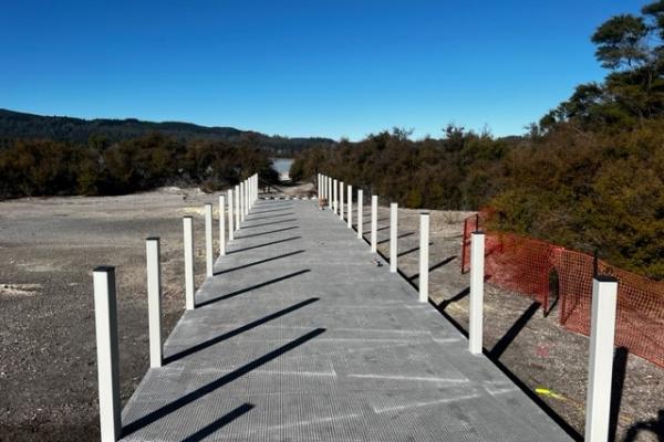 Sulphur Point boardwalk and posts 5