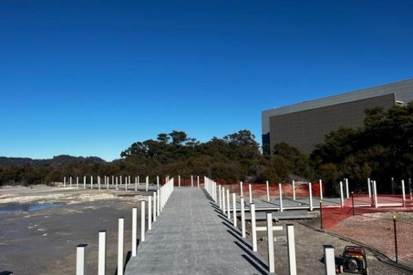 Sulphur Point boardwalk and posts