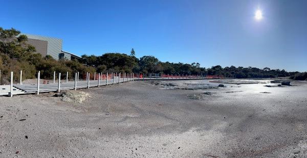 Sulphur Point boardwalk and posts 7