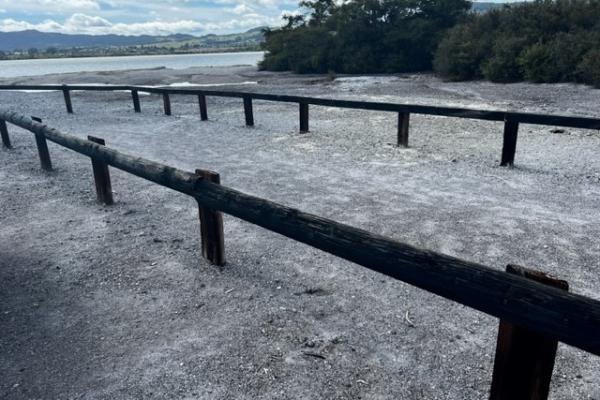 Sulphur Point timber posts